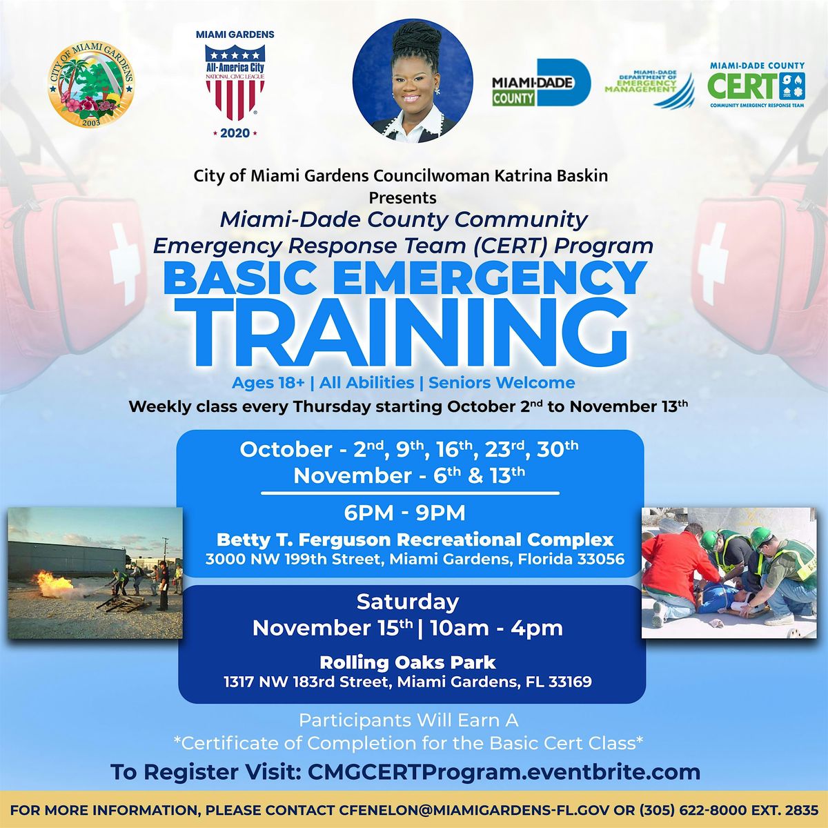 Miami-Dade County Community Emergency Response Team (CERT) Program | Event in Miami Gardens | AllEvents