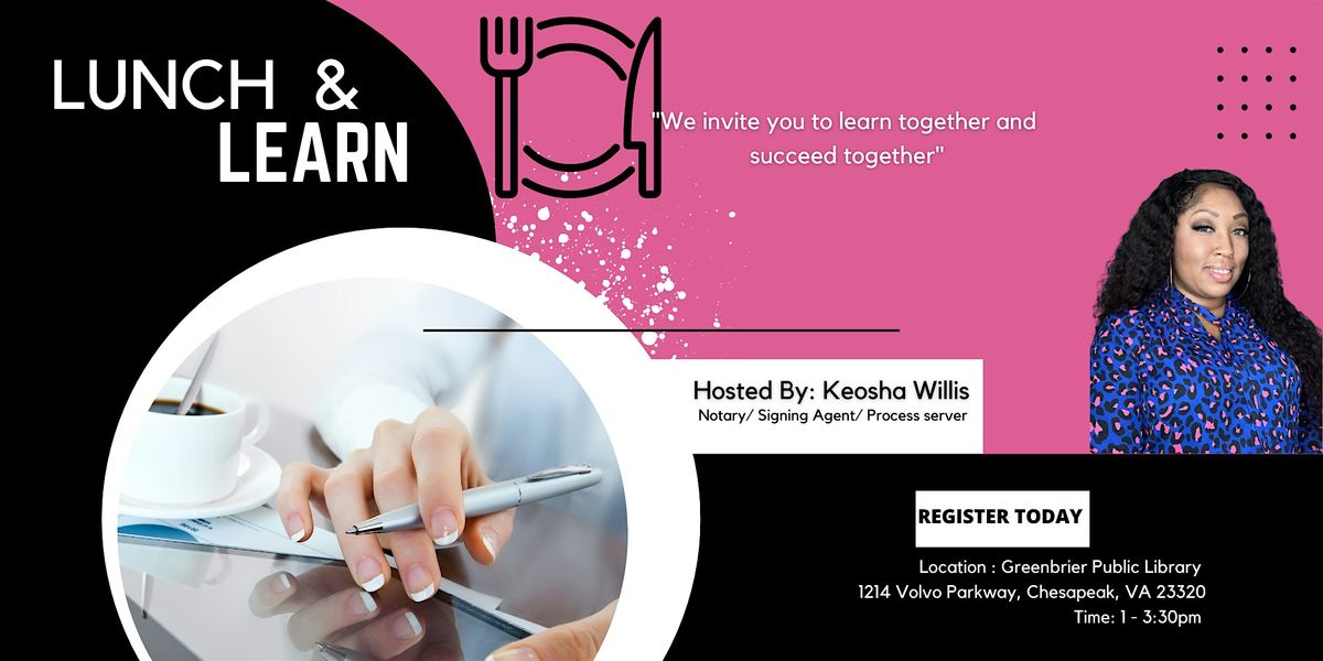 Lunch and Learn, 28 June | Event in Chesapeake | AllEvents