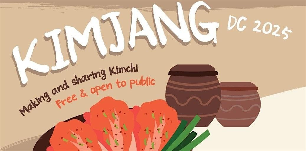 Kimjang DC 2025: Making & Sharing Kimchi, 17 November | Event in Washington | AllEvents
