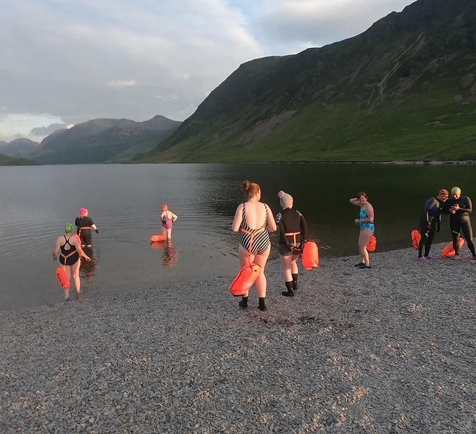 Summer Solstice Sunrise Swim (pm), Crummock Water, Cockermouth, June 21