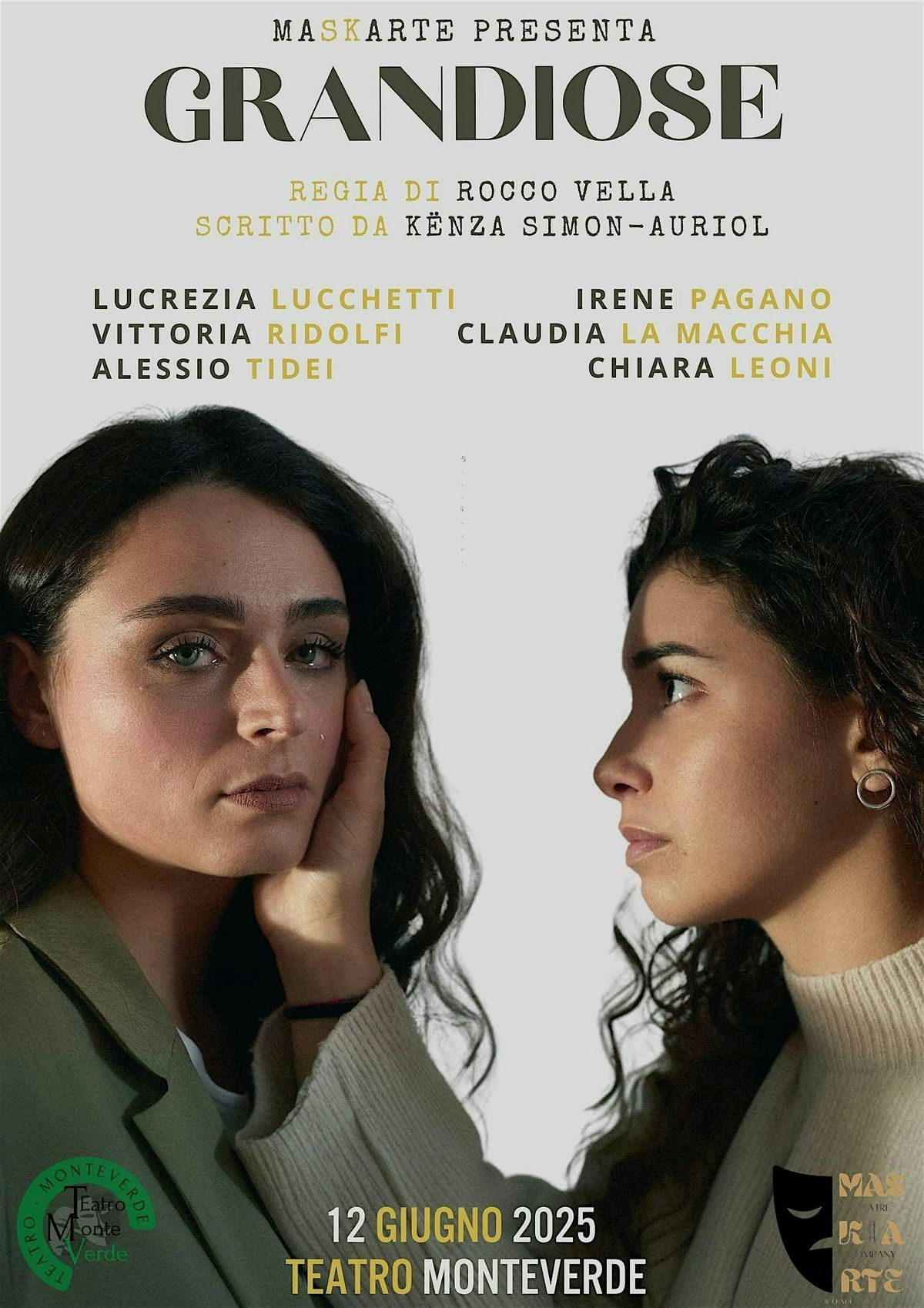 GRANDIOSE - Teatro Monteverde, 12 June | Event in Roma | AllEvents