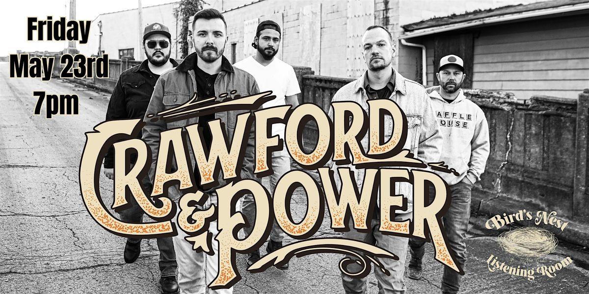 Crawford & Power at Bird's Nest Listening Room - Dunn NC, 23 May | Event in Dunn | AllEvents