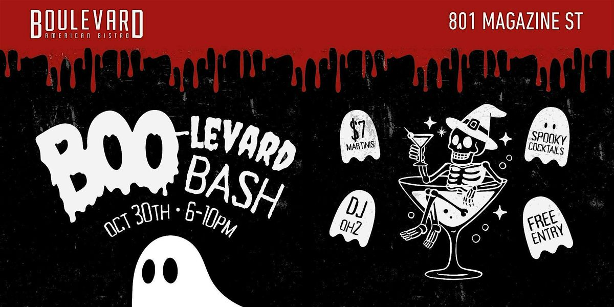 Music & Martinis: The Boo-Levard Bash, 30 October | Event in New Orleans | AllEvents