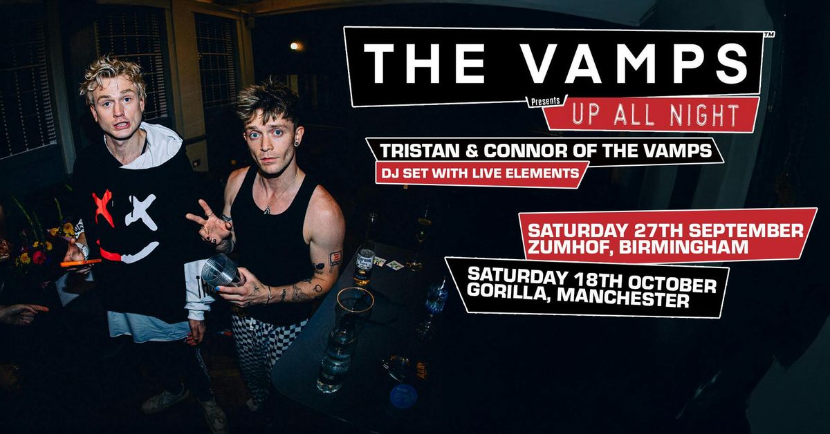 The Vamps Present: Up All Night, 27 September | Event in Birmingham | AllEvents