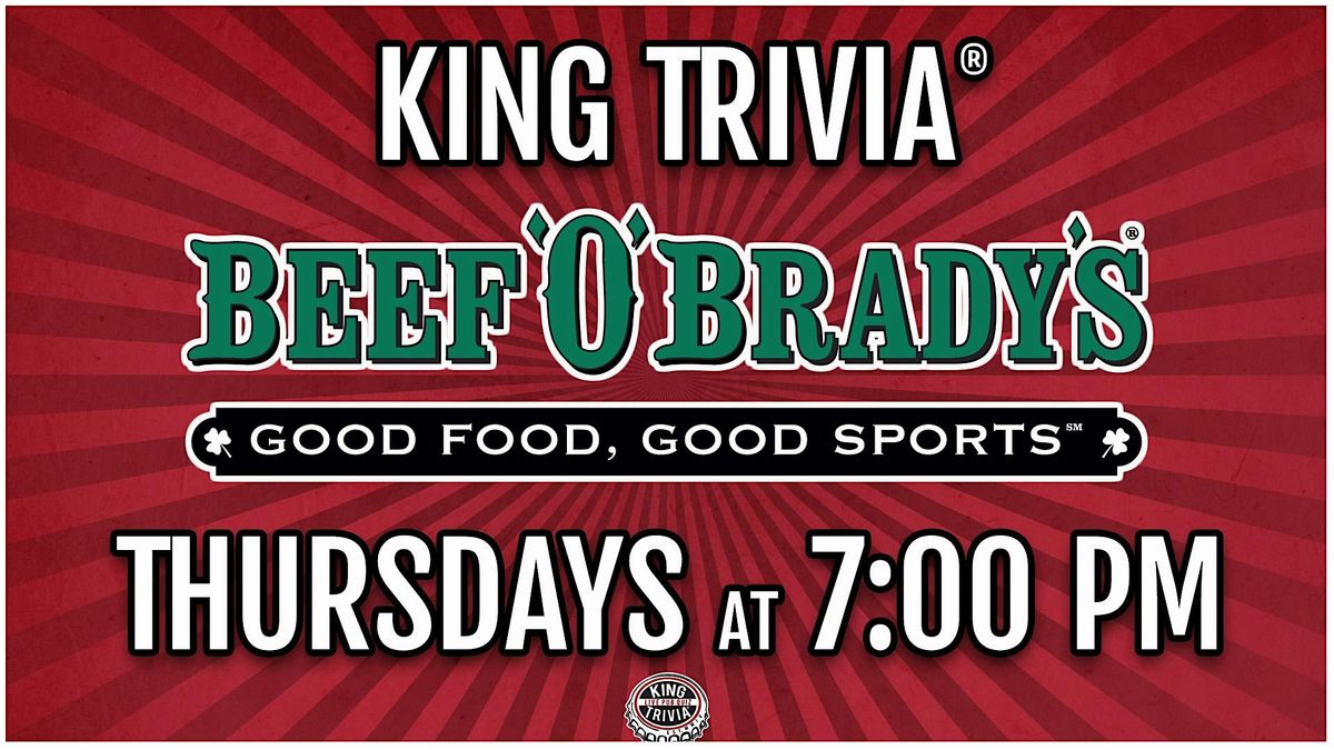 Trivia Night at Beef 'O' Brady's, 23 October | Event in Mobile | AllEvents