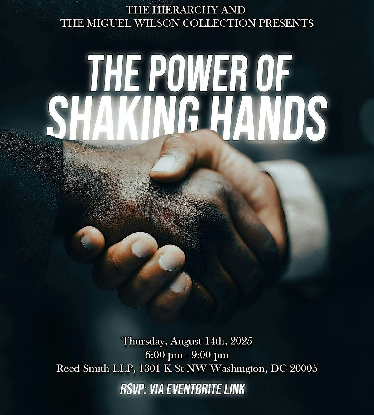 The Power of Shaking Hands, 28 August | Event in Oxon Hill | AllEvents