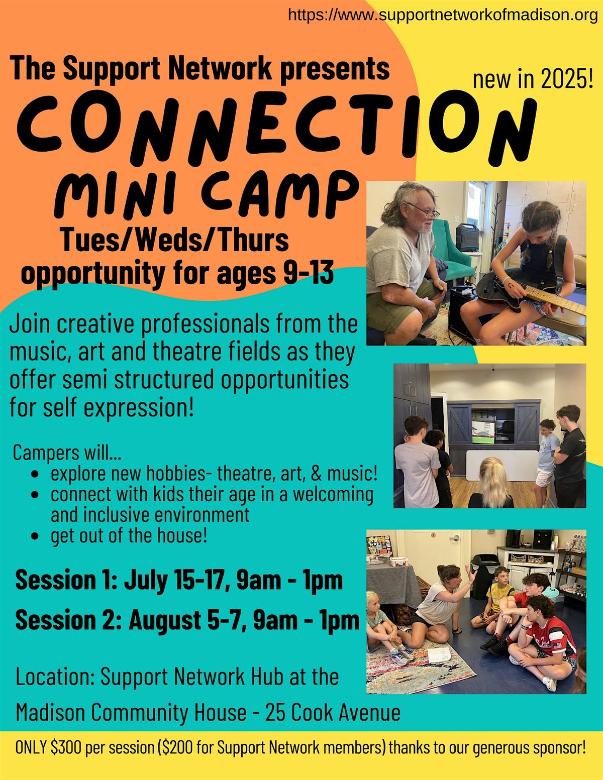 Connection Mini Camp, 15 July | Event in Madison | AllEvents