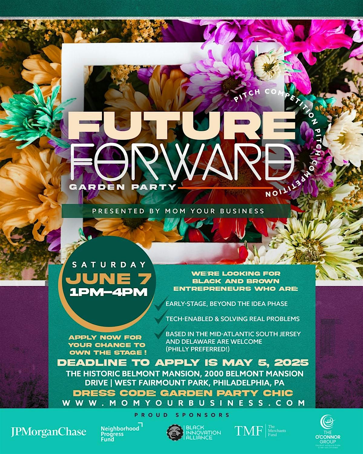 Future Forward: Garden Party Pitch Competition, 7 June | Event in Philadelphia | AllEvents