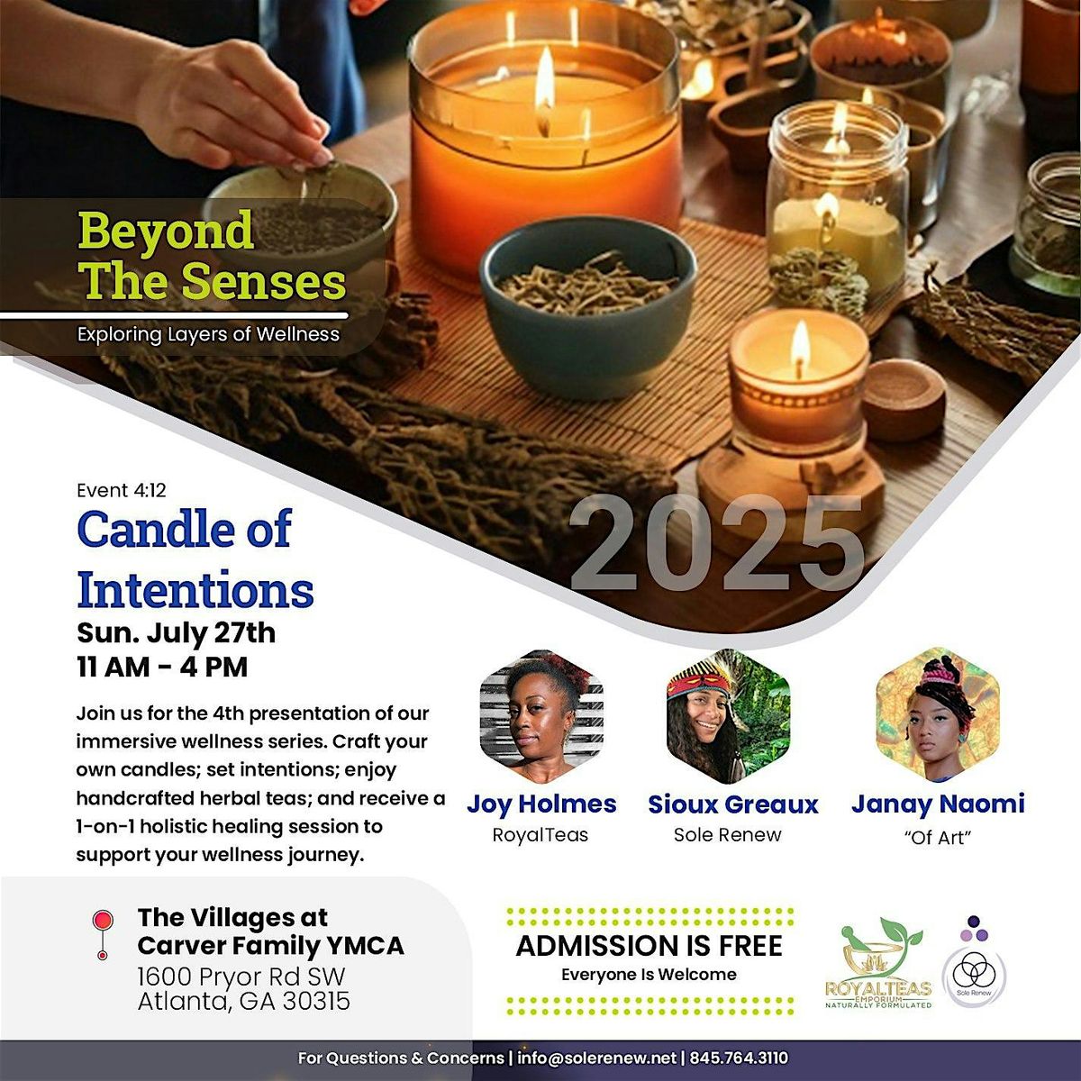 Candles of Intention, 27 July | Event in Atlanta | AllEvents