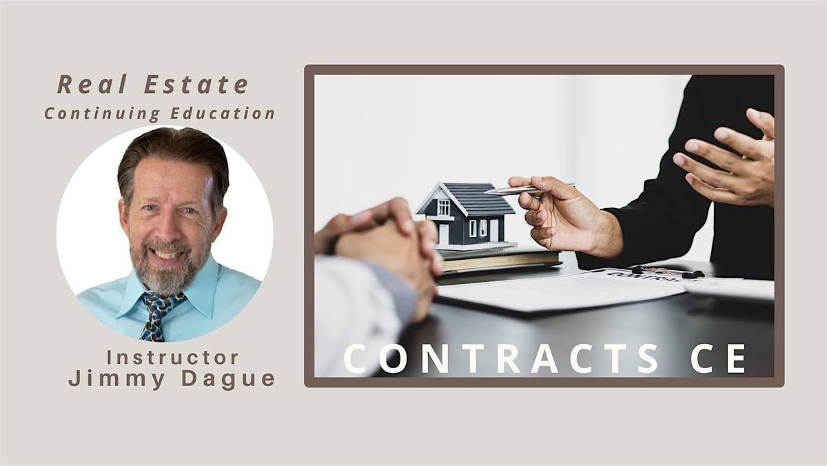 FREE Real Estate CONTRACTS CE w/ Jimmy Dague, hosted by Dwellness (LIVE) | Event in Las Vegas | AllEvents