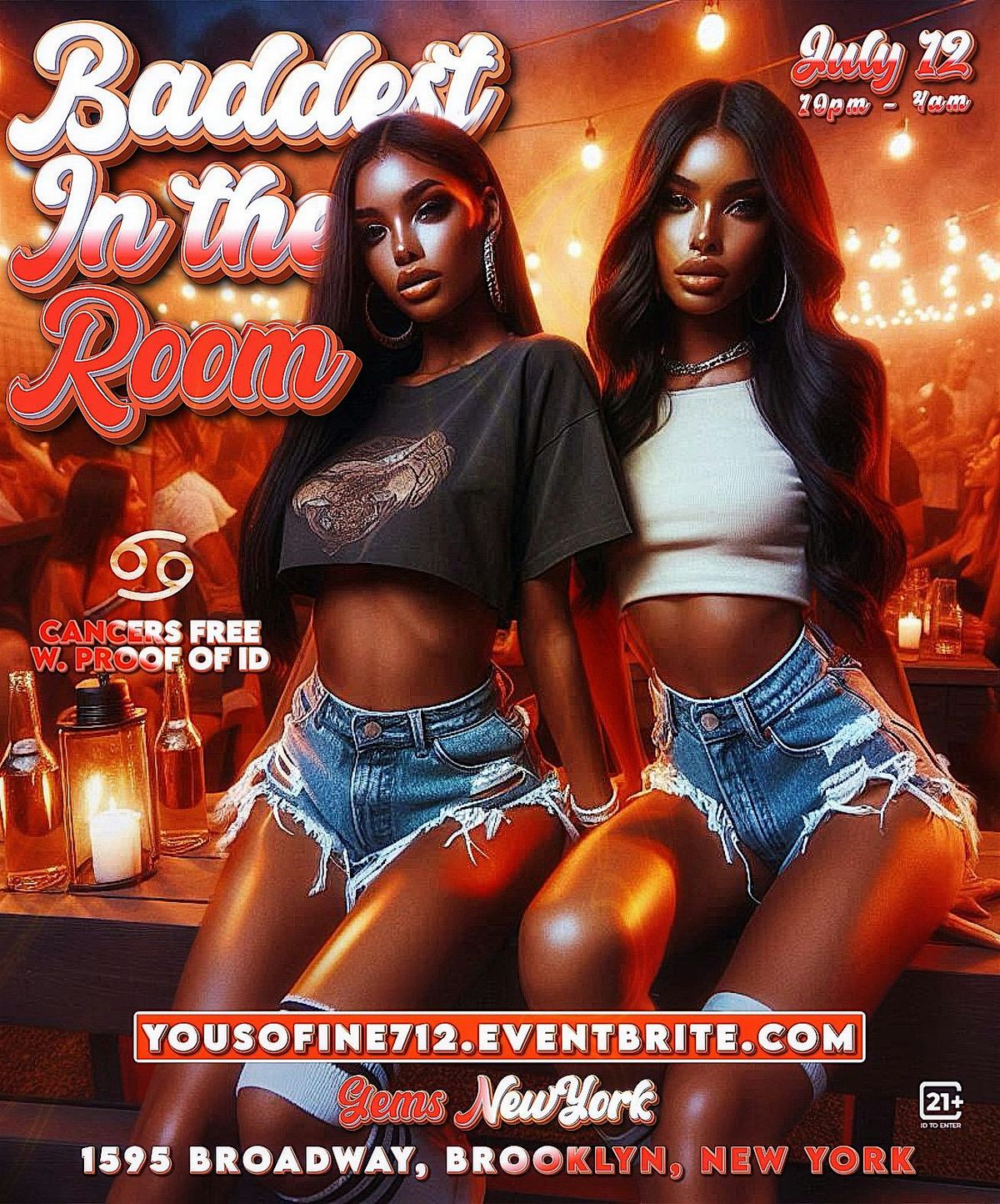 BADDEST IN THE ROOM, 12 July | Event in Brooklyn | AllEvents