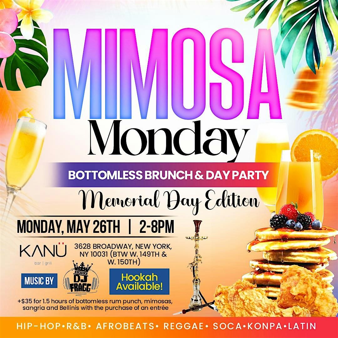 Mimosa Monday- Memorial Day Bottomless Brunch & Day Party | Event in New York | AllEvents