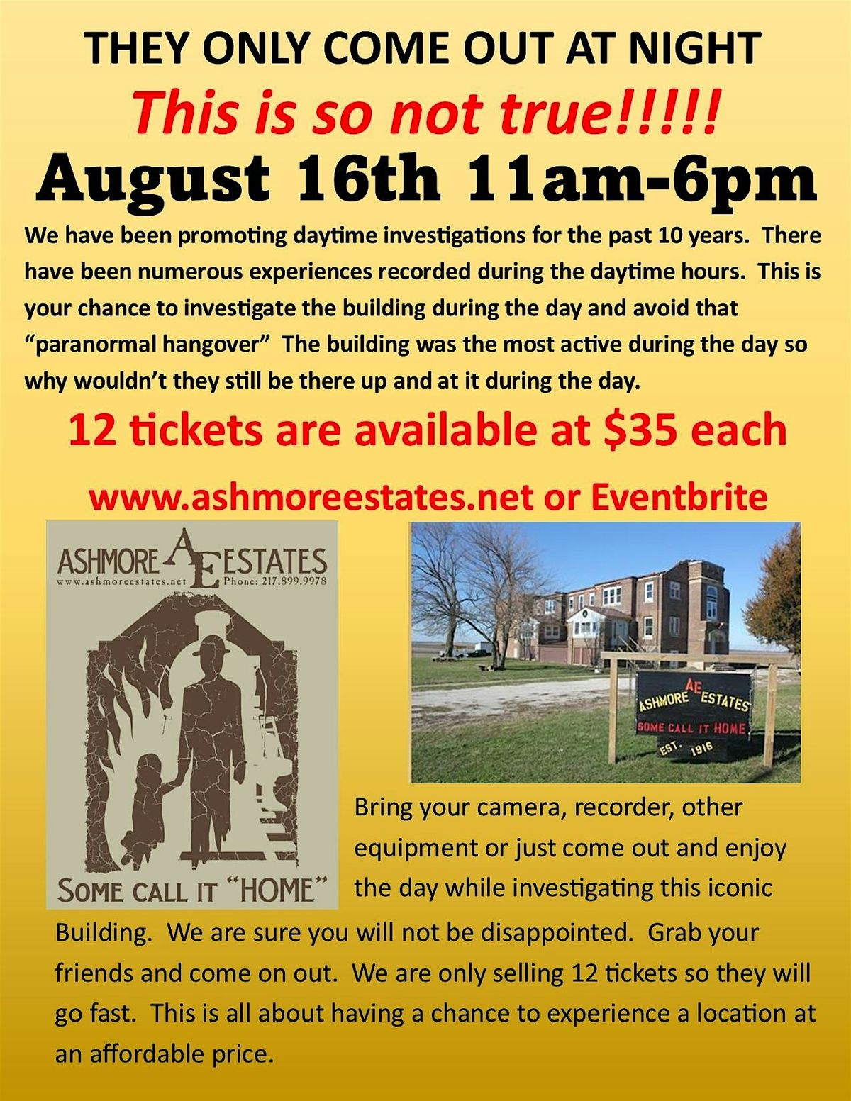Daytime Investigation at Ashmore Estates, 16 August | Event in Ashmore | AllEvents