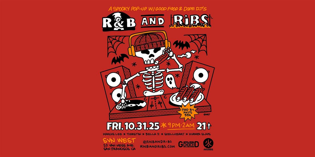 R&B and Ribs - Halloween Night @ SVN WEST, 31 October | Event in San Francisco | AllEvents
