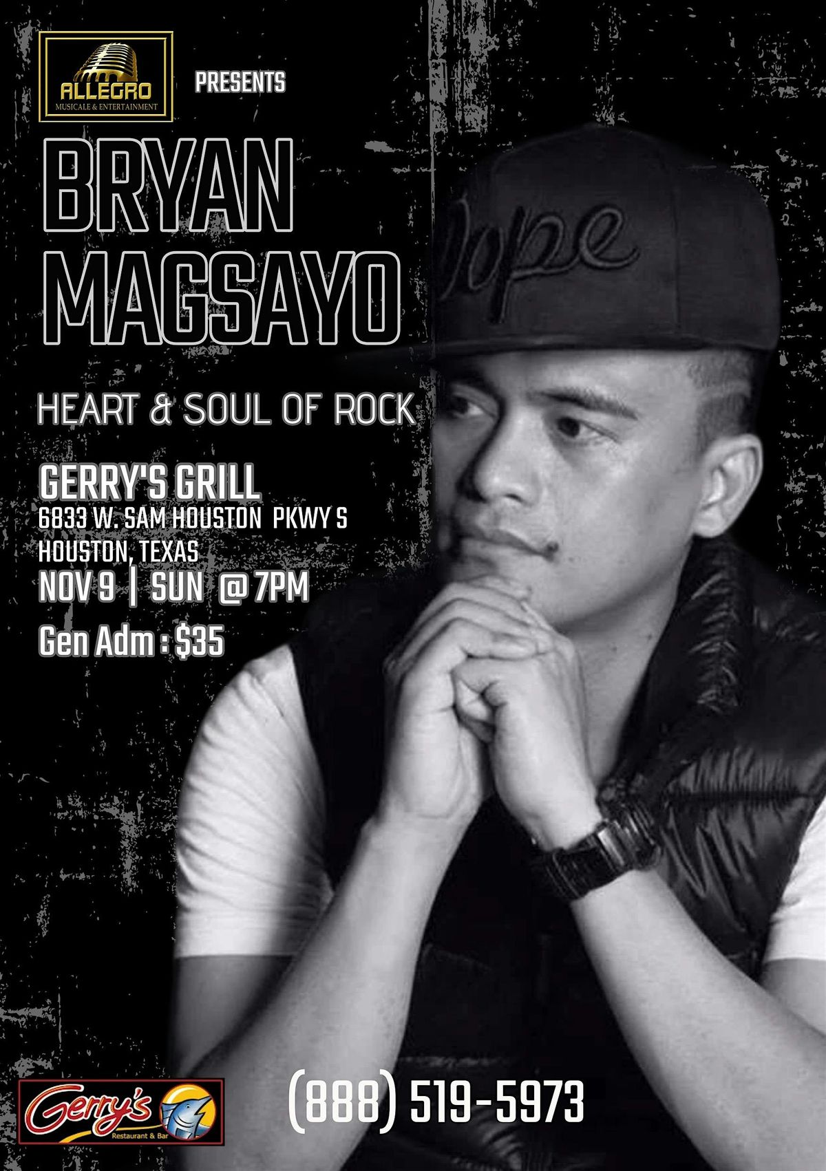 Bryan Magsayo – FEARLESS & LOUD - Dallas, Texas, 7 November | Event in Houston | AllEvents