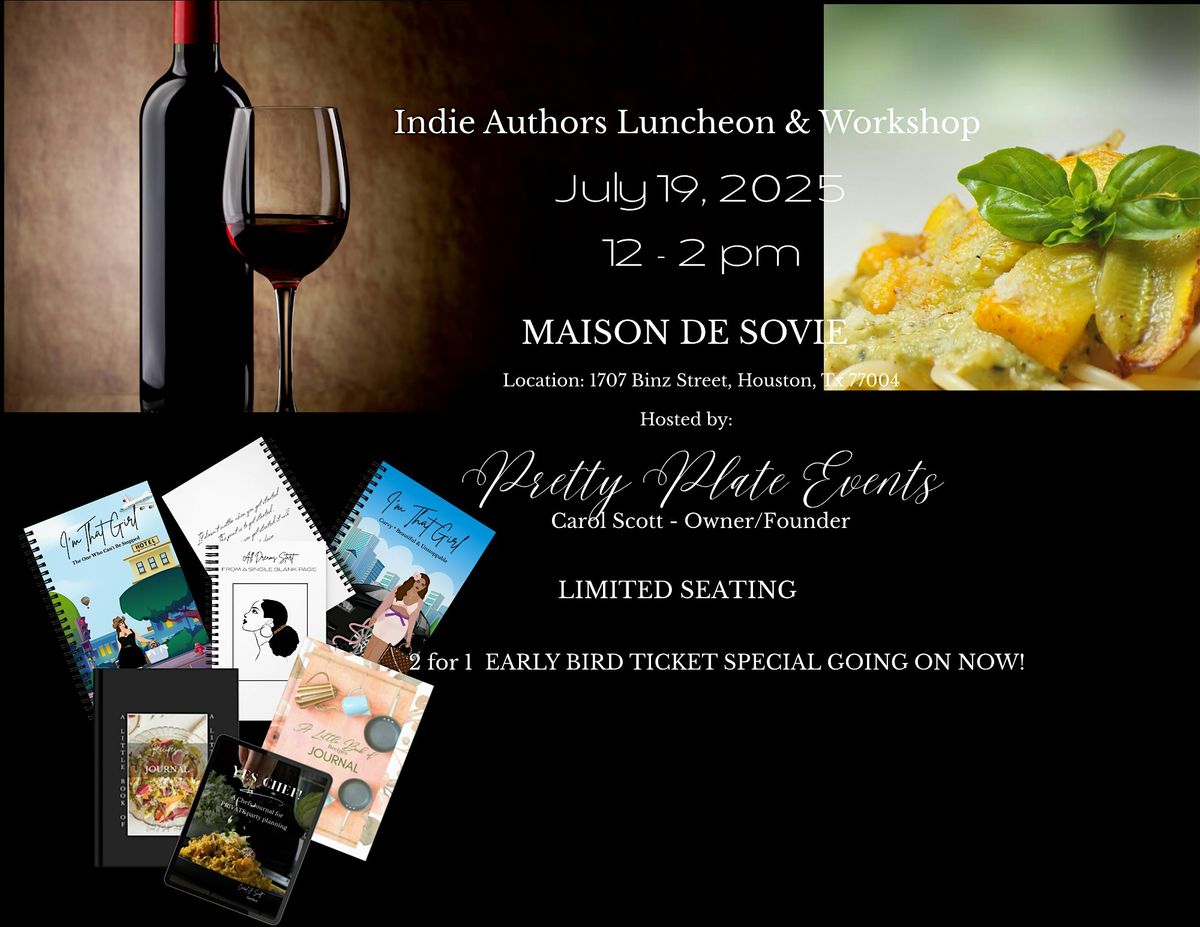 The Indie Authors Luncheon & Workshop, 19 July | Event in Houston | AllEvents