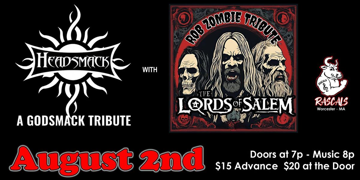 Headsmack with Lords Of Salem, 2 August | Event in Worcester | AllEvents
