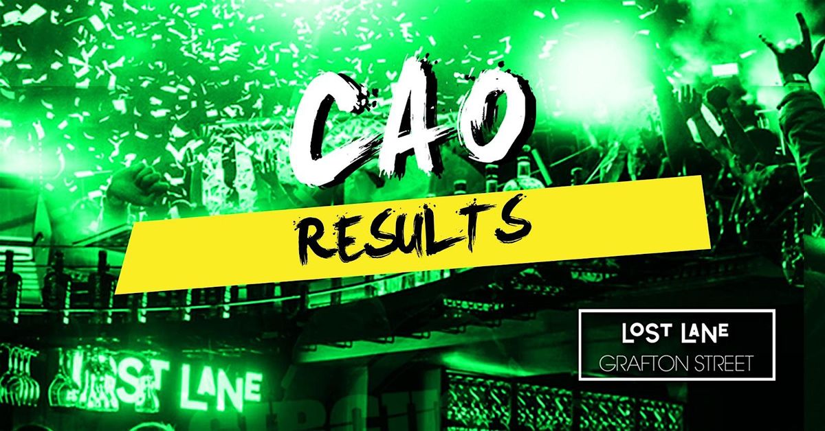 CAO Results Night @ Lost Lane - Early Bird Tickets, 27 August | Event in Dublin | AllEvents