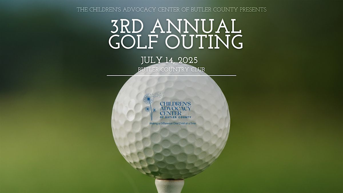 3rd Annual Golf Outing - Children's Advocacy Center of Butler County, 14 July | Event in Butler | AllEvents