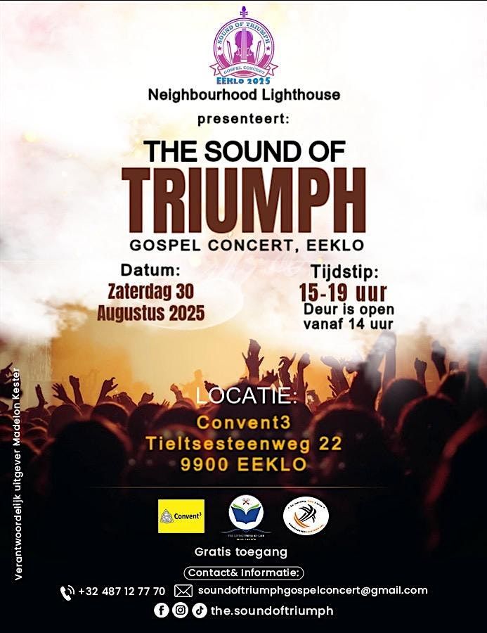 THE SOUND OF TRIUMPH GOSPEL CONCERT, 30 August | Event in Eeklo | AllEvents