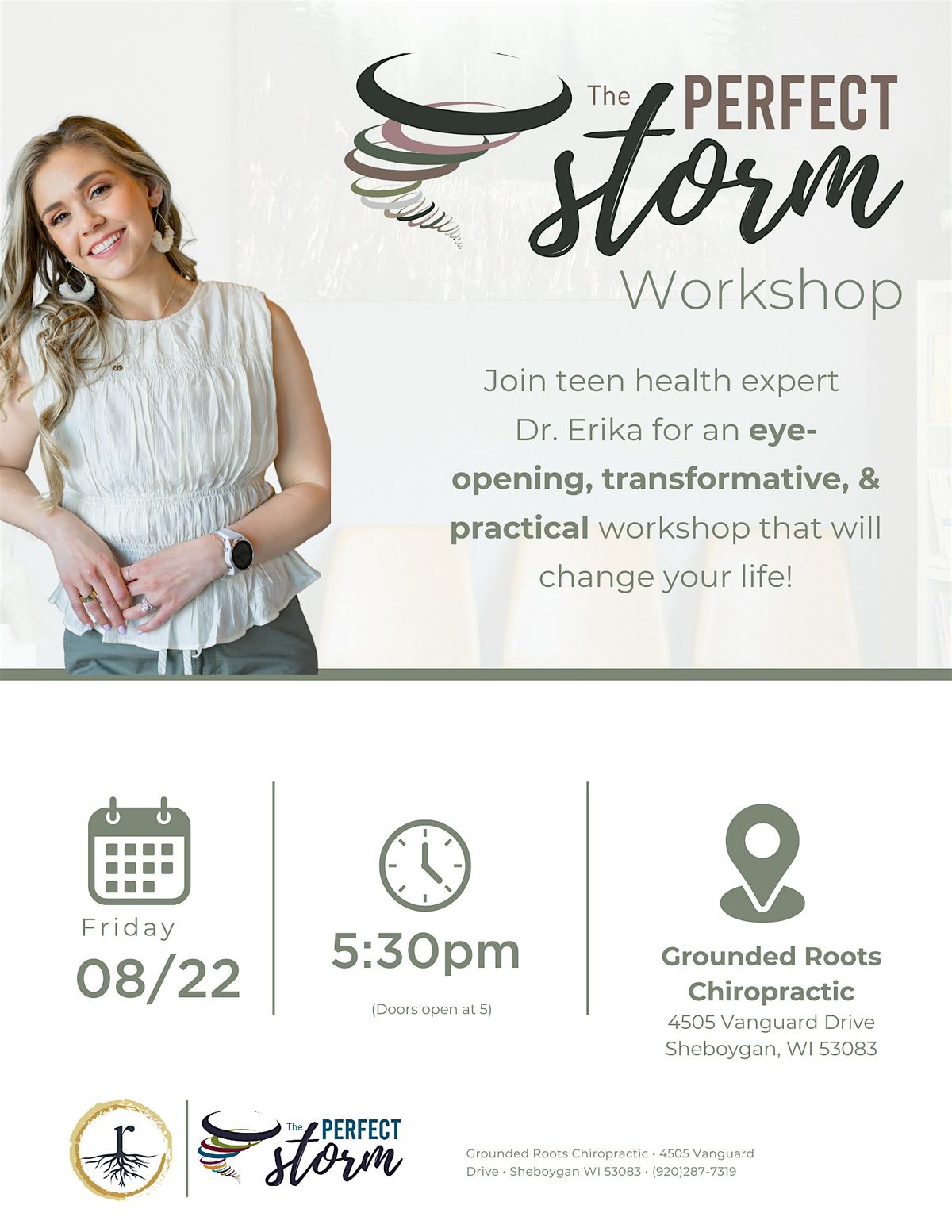 The Perfect Storm Workshop, 22 August | Event in Sheboygan | AllEvents