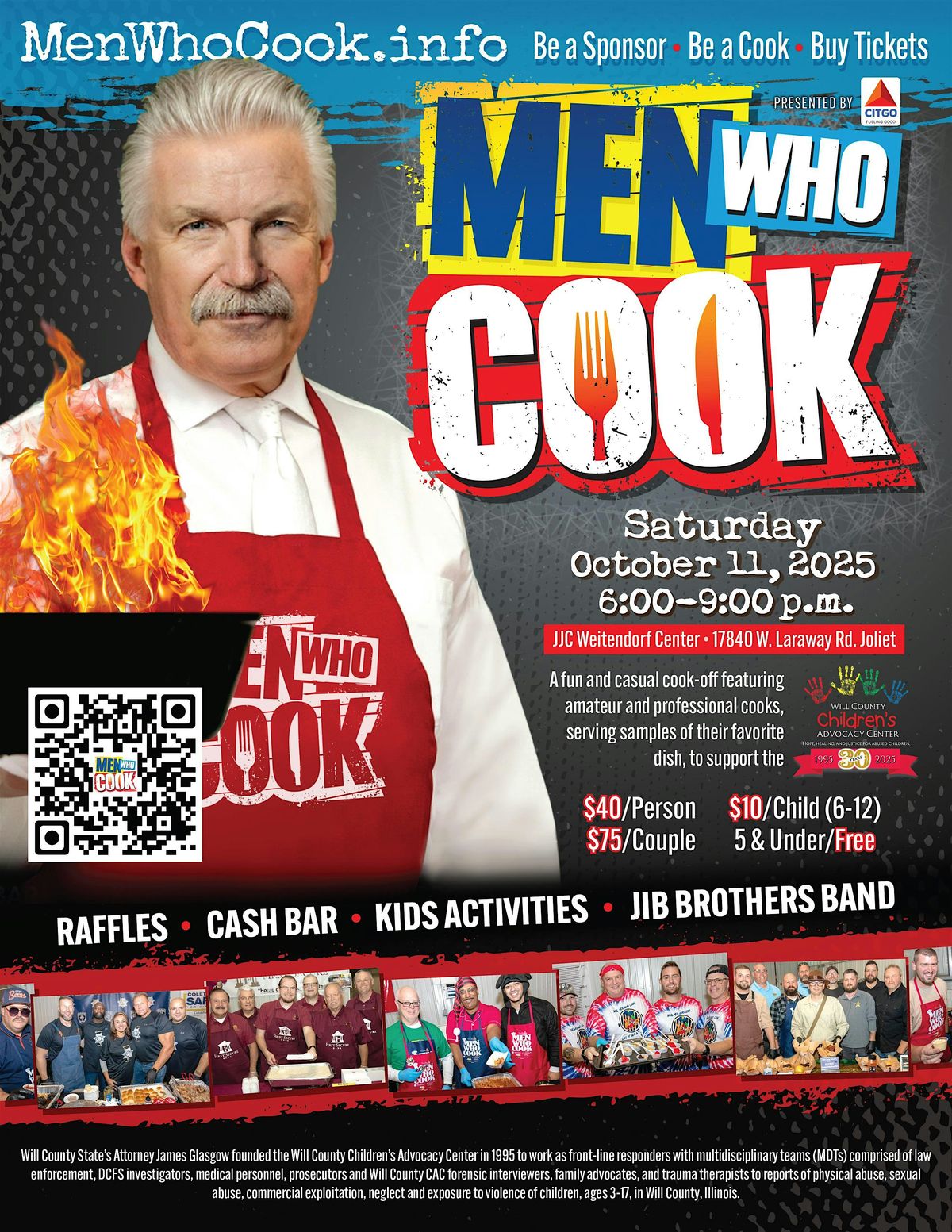 MEN WHO COOK for the Will County Children's Advocacy Center, 11 October | Event in Joliet | AllEvents