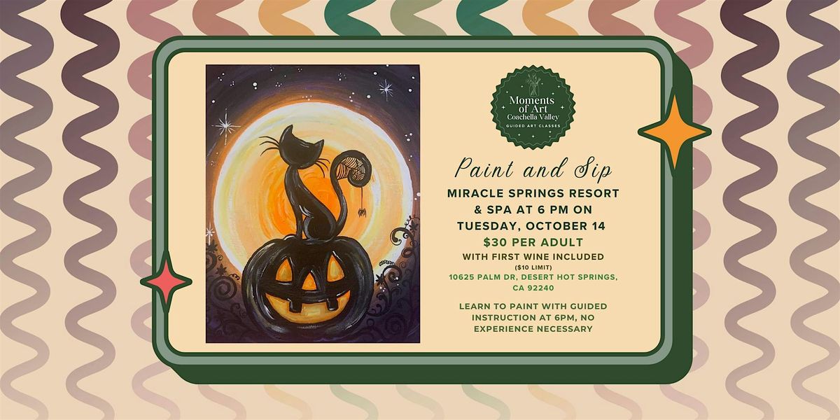 Halloween Paint and Sip, 14 October | Event in Desert Hot Springs | AllEvents