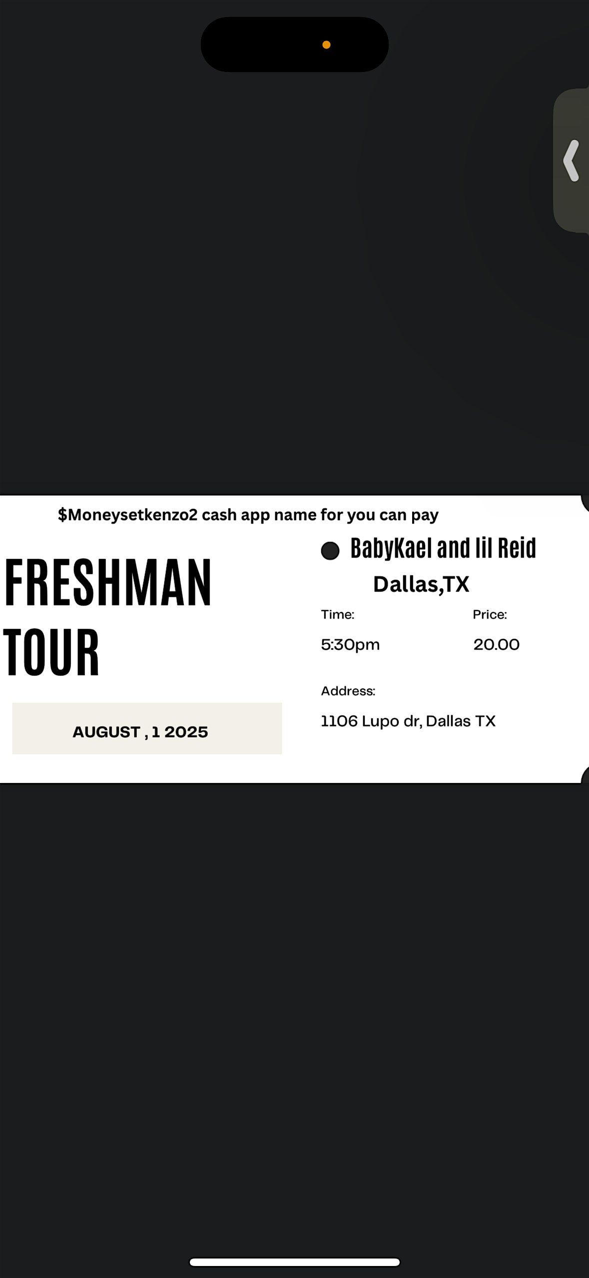 Freshman tour with Babykael-Lil Reid, 1 August | Event in Dallas | AllEvents