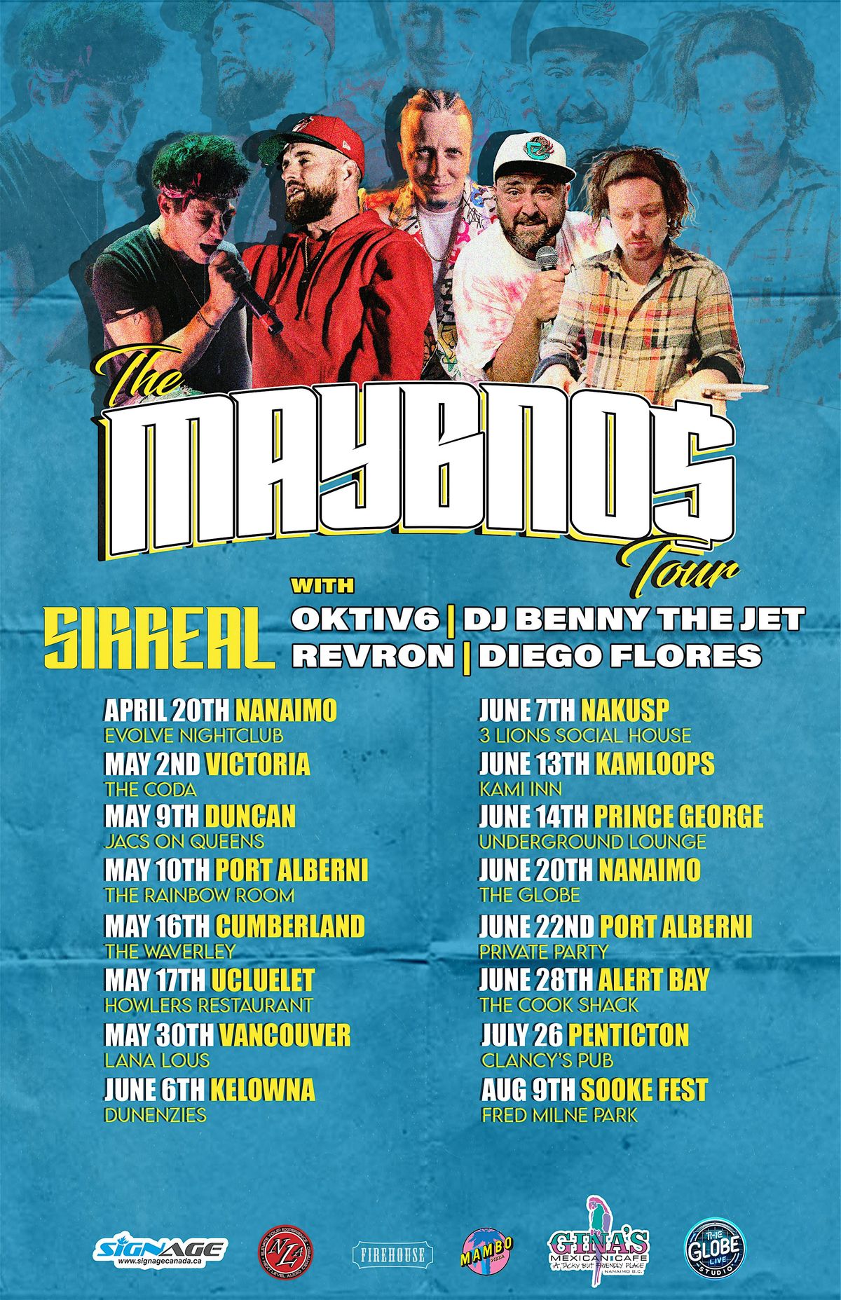 MAYBNO$ TOUR At The KAMI INN, KAMLOOPS, 13 June | Event in Kamloops | AllEvents
