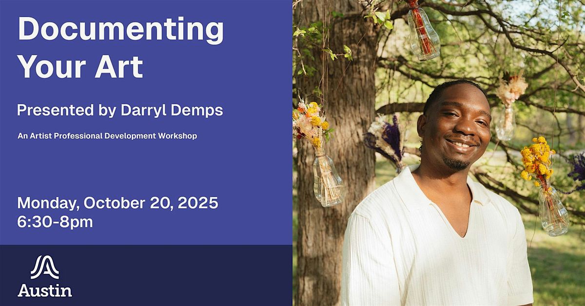 Documenting Your Art, 20 October | Event in Austin | AllEvents