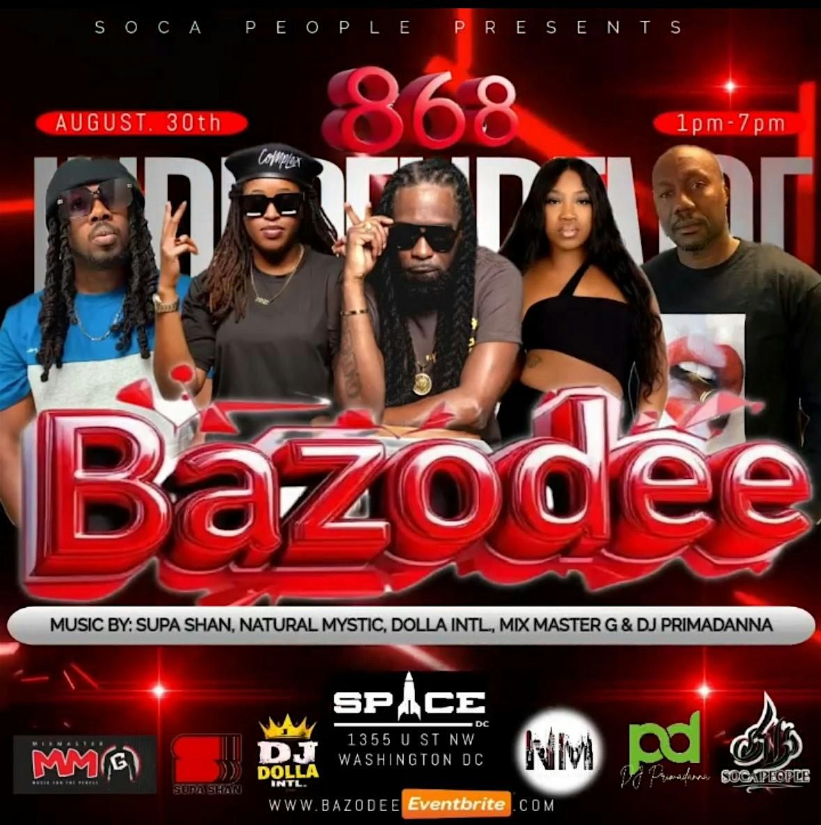 BAZODEE, 30 August | Event in Washington | AllEvents
