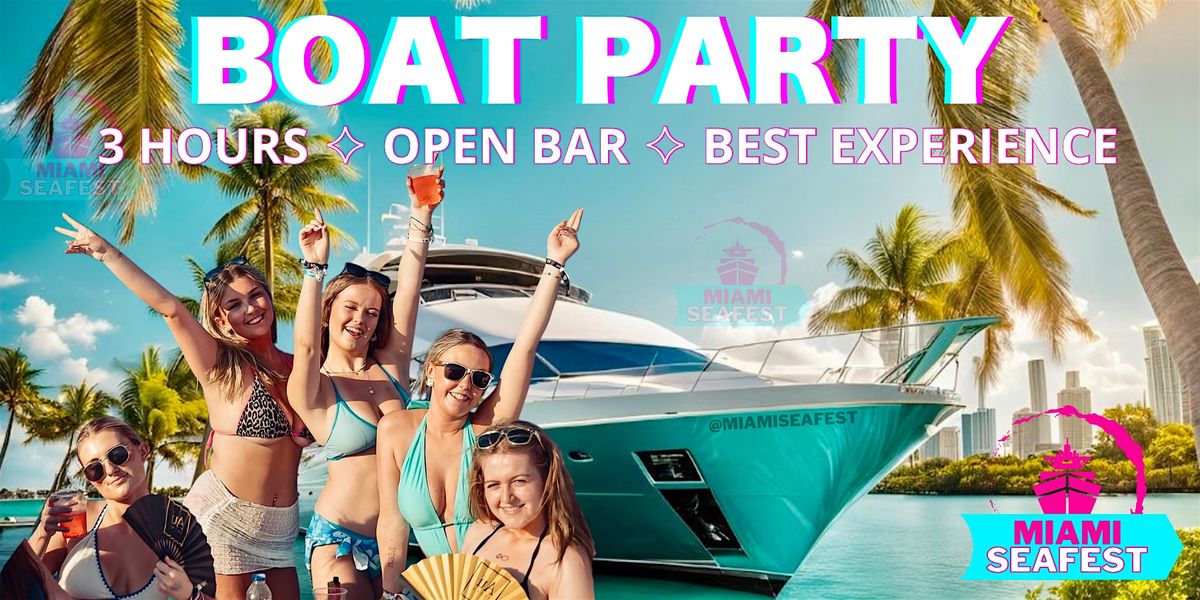 Boat Party - 3 Hours - Open Bar Party Boat | Event in Miami | AllEvents