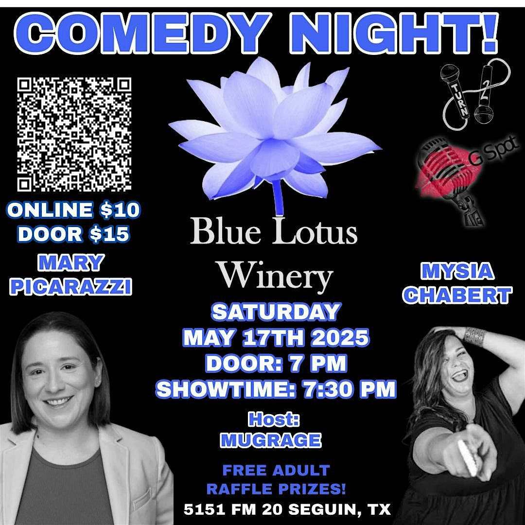 BLUE LOTUS COMEDY NIGHT, 17 May | Event in Seguin | AllEvents