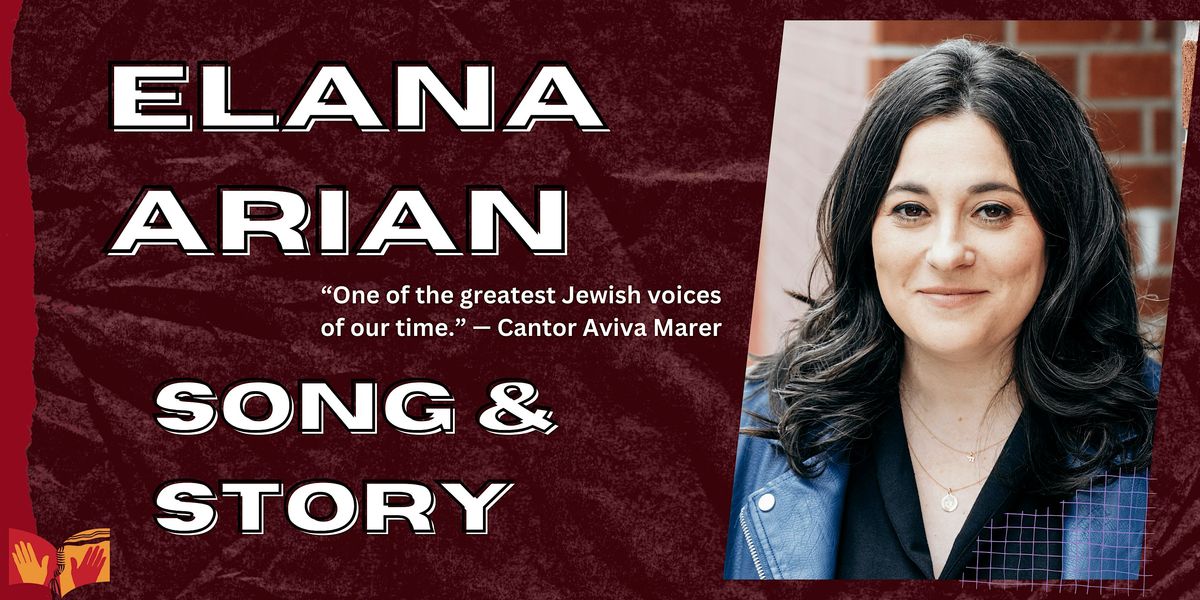 Elana Arian shares Song & Story, 6 September | Event in Sudbury | AllEvents