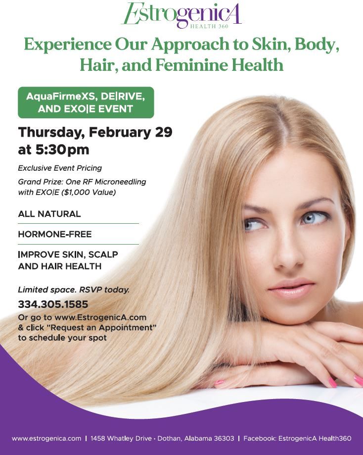 Our AquaFirme XS, DERIVE, and EXOIE Event!, 1458 Whatley Drive, Dothan, AL, United States