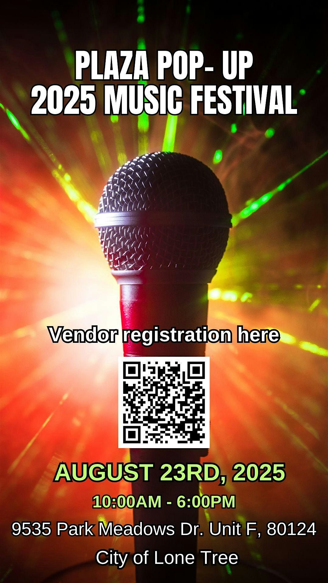 Plaza Pop-up (Vendors sign up!), 23 August | Event in Lone Tree | AllEvents