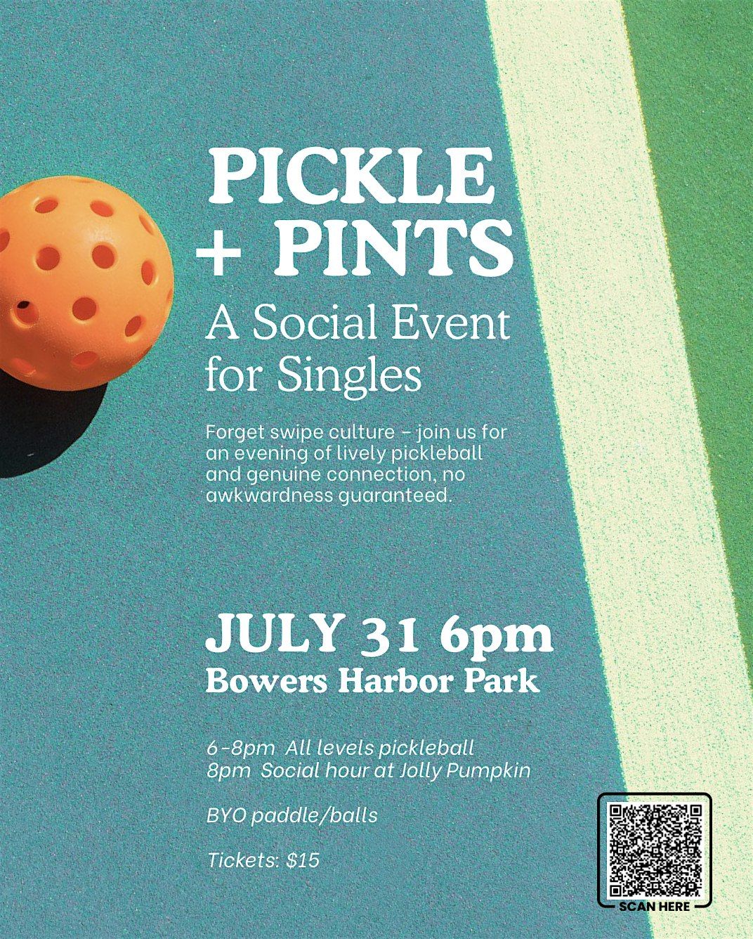 Pickle + Pints: A Social Event for Singles, 31 July | Event in Traverse City | AllEvents