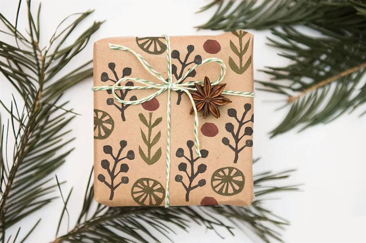 Workshop: Block Print Holiday Gift Wrap, 13 December | Event in Detroit | AllEvents