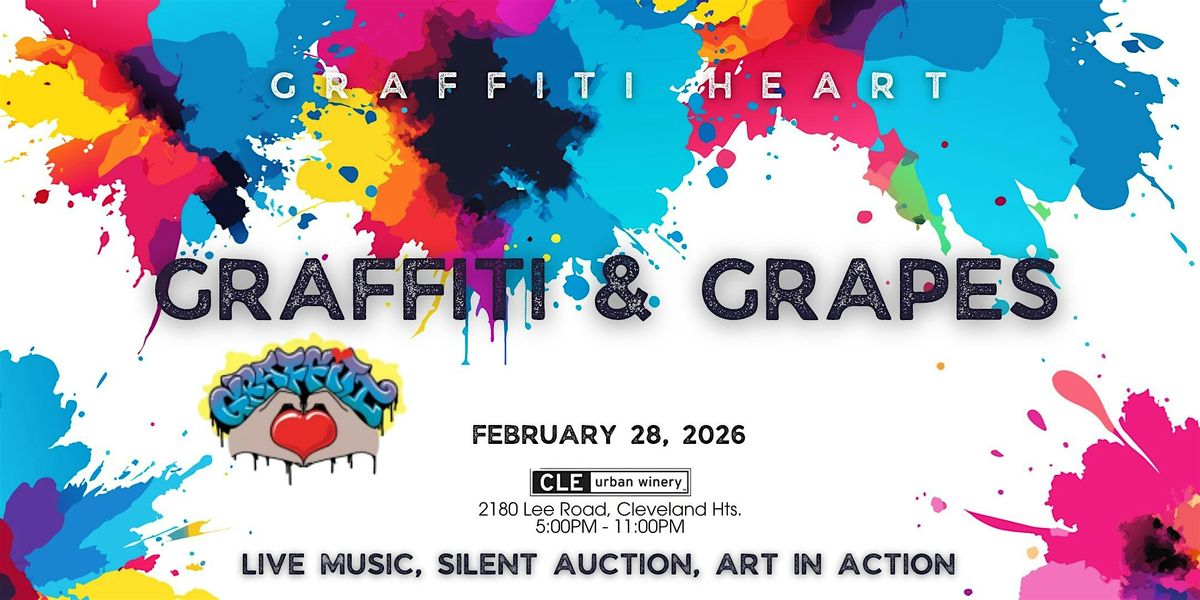 Graffiti  HeArt Graffiti & Grapes Fundraiser!, 28 February | Event in Cleveland Heights | AllEvents