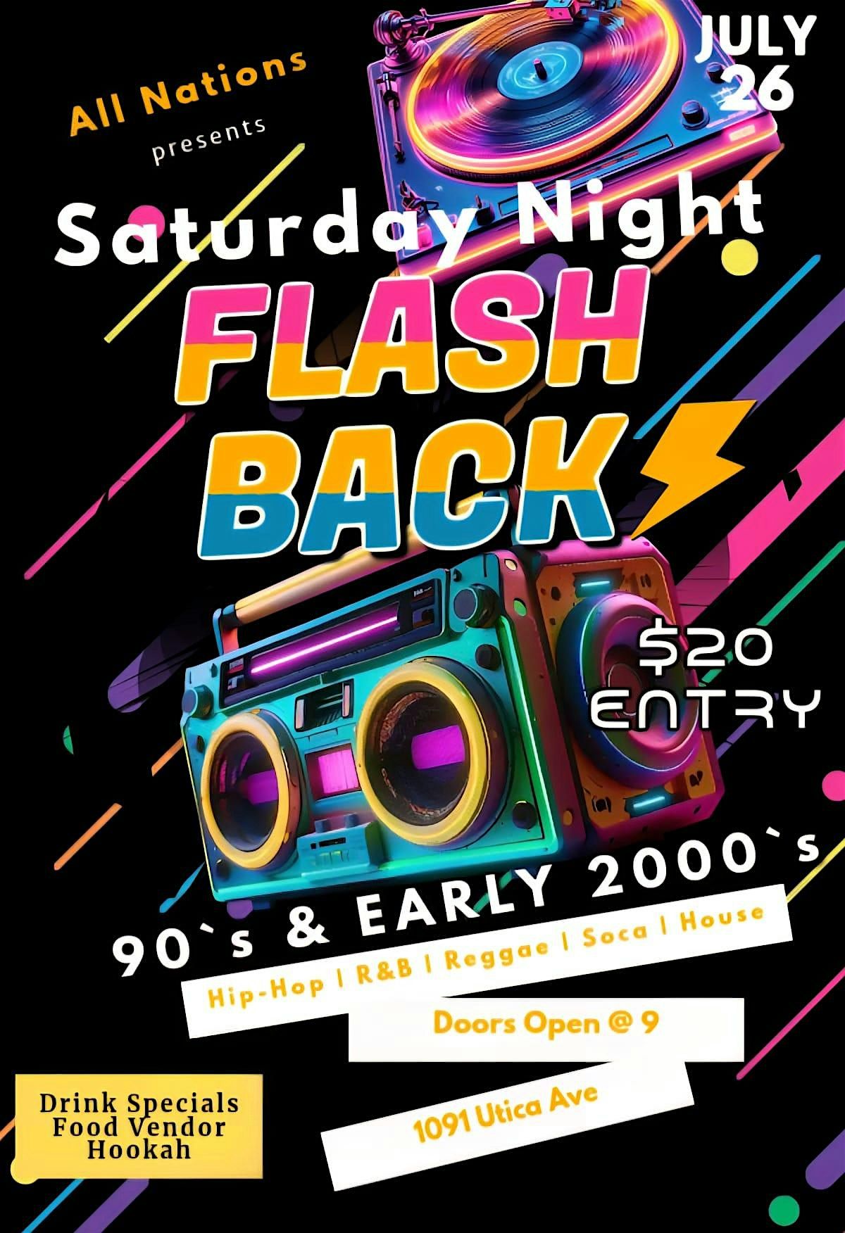 90's Flashback Party, 26 July | Event in Brooklyn | AllEvents