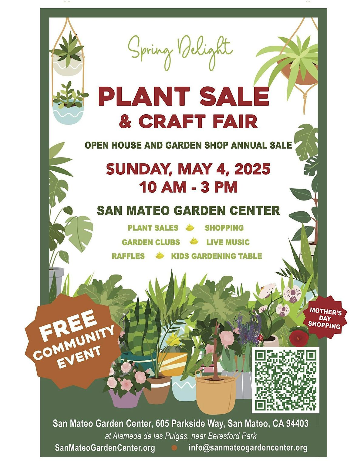 Plant Sale & Craft Fair | Event in San Mateo | AllEvents