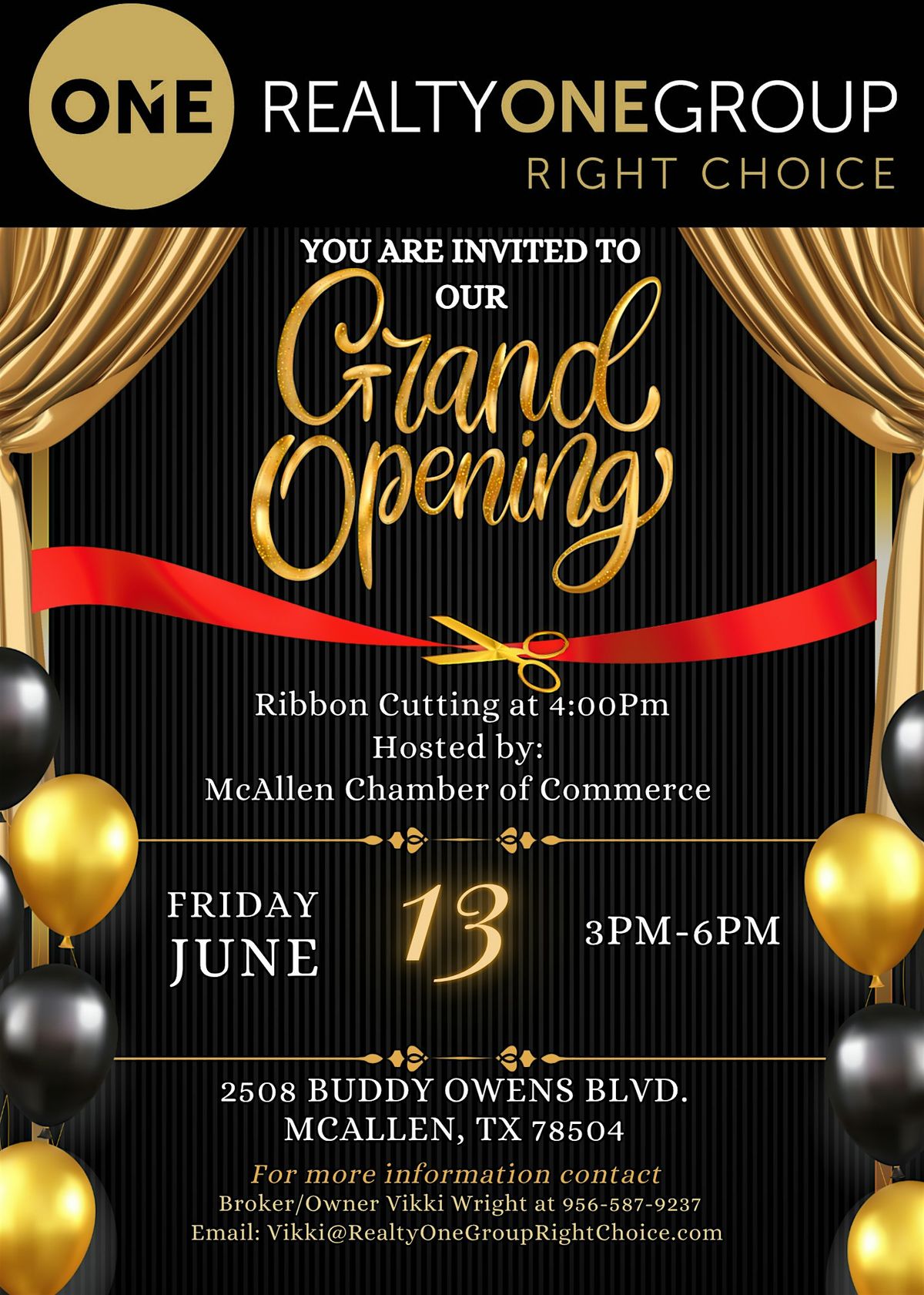 Realty One Group Right Choice Grand Opening & Ribbon Cutting, 13 June | Event in McAllen | AllEvents