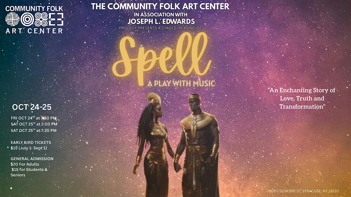 Spell : A play with music, 24 October | Event in Syracuse | AllEvents