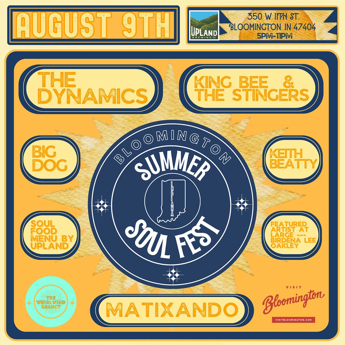 Bloomington Summer Soul Fest at Upland Brewing Co, 9 August | Event in Bloomington | AllEvents