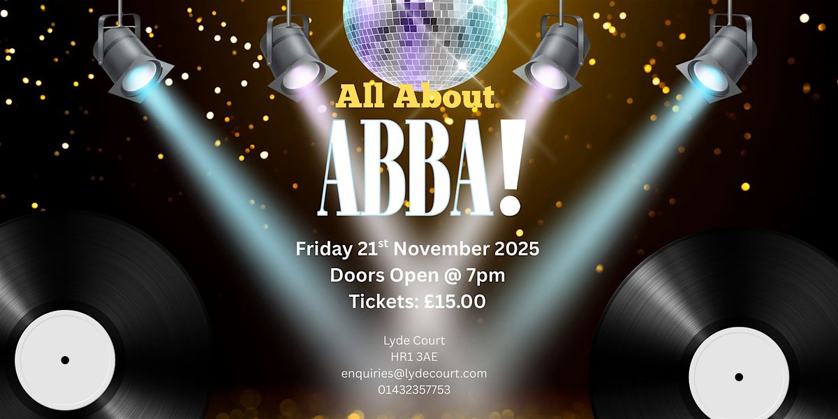 All About Abba!, 21 November | Event in Hereford | AllEvents