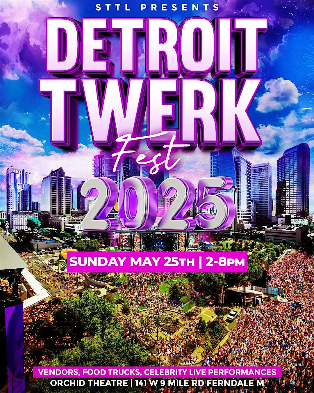 DETROIT TWERK FEST 2025, 25 May | Event in Ferndale | AllEvents