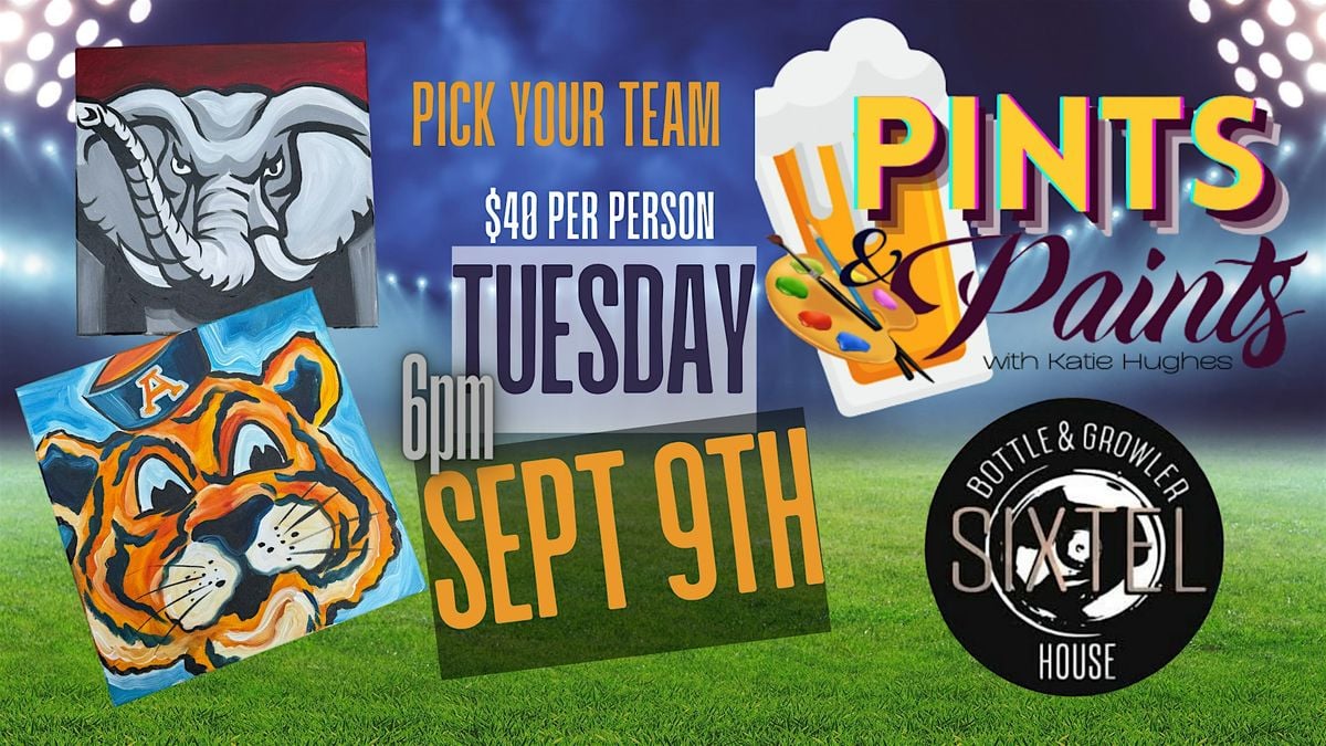 Pints & Paints at Sixtel Bottle & Growler, 9 September | Event in Enterprise | AllEvents