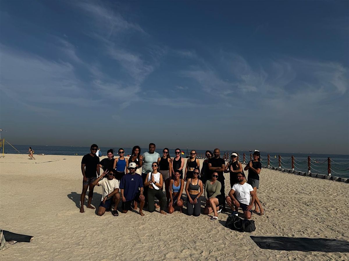 Beach Sunrise Yoga by Qaiser | Event in Dubai | AllEvents