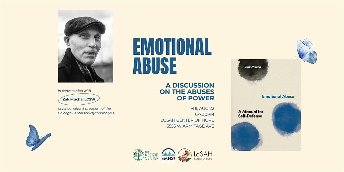 Emotional Abuse: A Discussion on the Abuses of Power, 22 August | Event in Chicago | AllEvents
