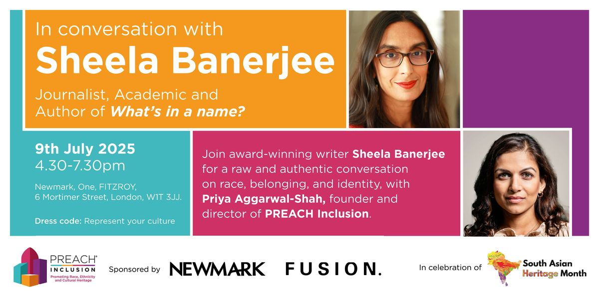 In conversation with Sheela Banerjee, author of 'What's In A Name?', 9 July | Event in London | AllEvents
